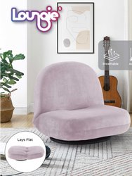 Mckenzi Recliner/Floor Chair, Plush - Lavender