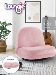 Mckenzi Recliner/Floor Chair, Plush - Pink