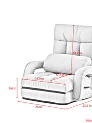 Nella Recliner/Floor Chair, Linen