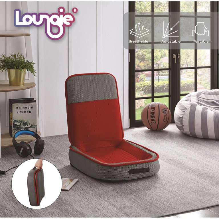 Olga Floor Chair - Red