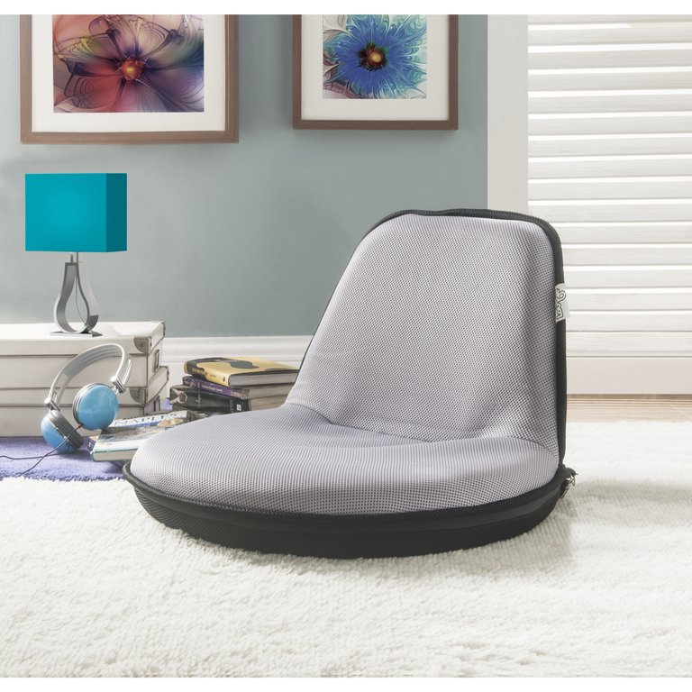 Quickchair Foldable Chair - Light Grey/Black