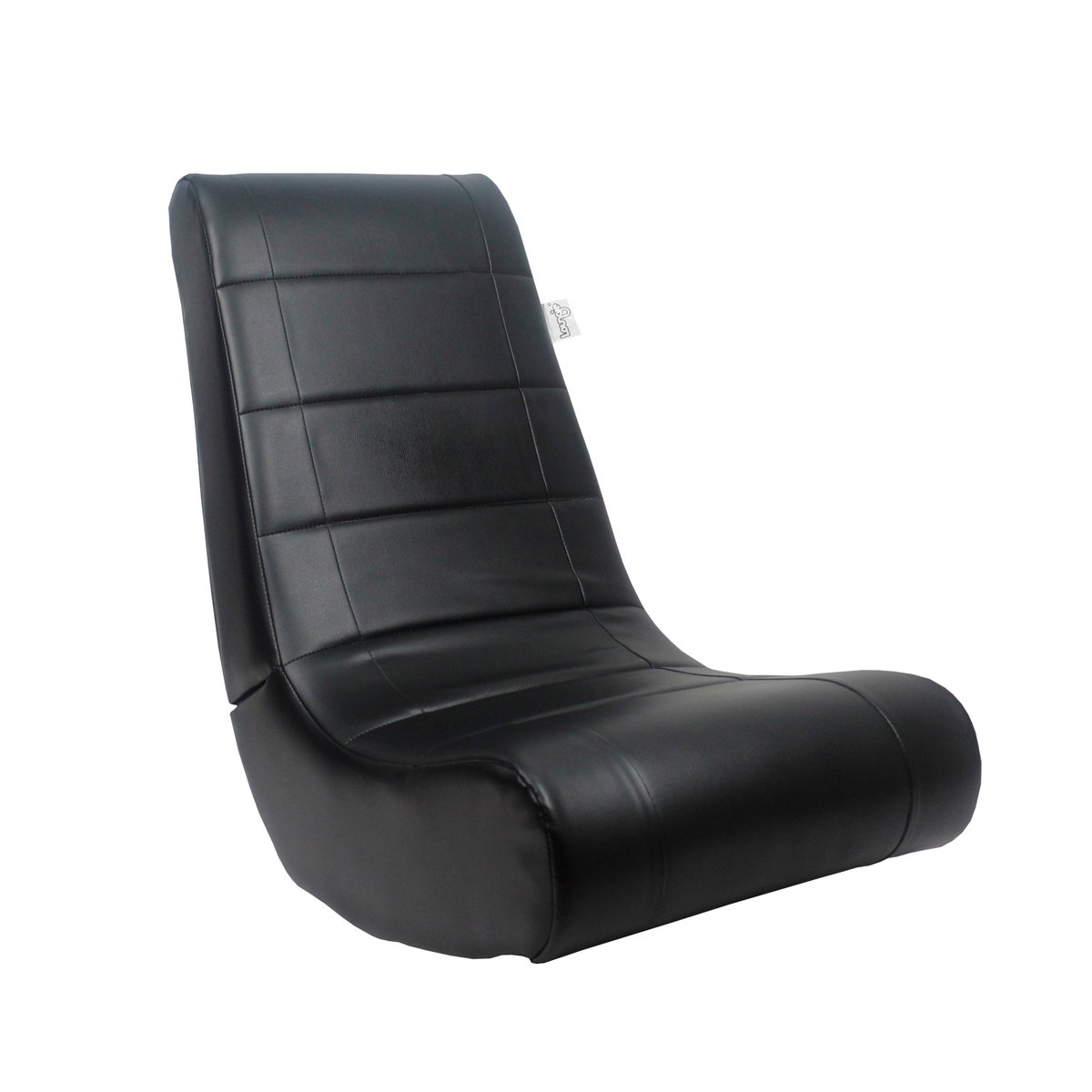 Loungie Rockme Black/Silver Gaming Chair in the Video Gaming