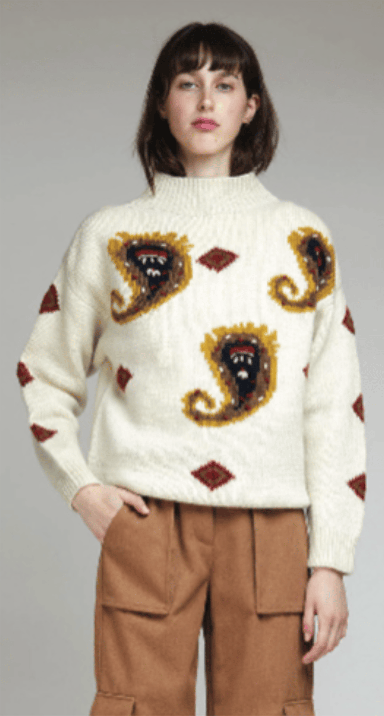 Vermont Sweater - Natural Multi