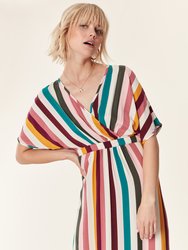 Short Sleeve Kimono Sleeve Maxi