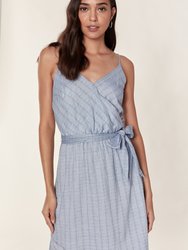 Wrap Dress with Asymmetrical Hem