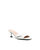 Love Moschino Leather Quilted Heeled Slides, White