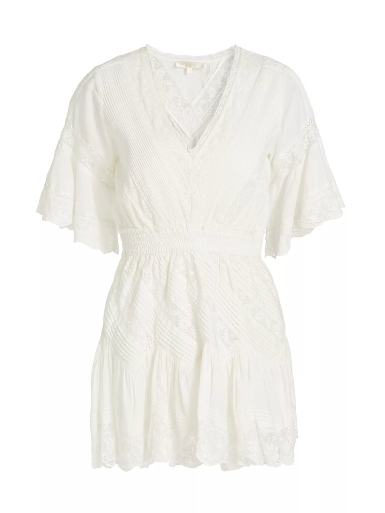 Love Shack Fancy Women's Calamina Dress - Bright White