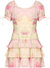 Love Shack Fancy Women's Jupe Puff-Sleeve Tiered Ruffle Mini Dress - Garden Sunset
