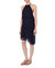 Tiered Mini Dress In Navy - Navy