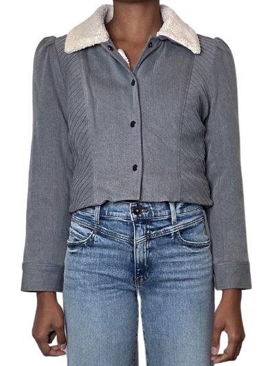 Love The Label Giselle Jacket In Charcoal Denim product