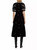 Natalie Dress In Black Velvet