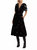 Natalie Dress In Black Velvet - Black Velvet
