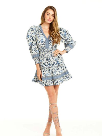 Love The Label Women Eleanor Mabelline Print Tiered Mini Dress product