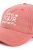 Clay Red Crew Cap With Heart Buckle - Clay Red