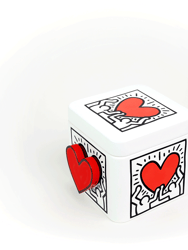 Keith Haring Lovebox - Spinning Heart Messenger