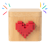 Lovebox Color & Photo - Spinning Heart Messenger - Brown