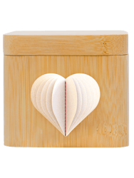 Lovebox for Grandparents - Spinning Heart Messenger - Brown