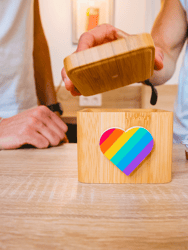 The Pride Lovebox - Spinning Heart Messenger