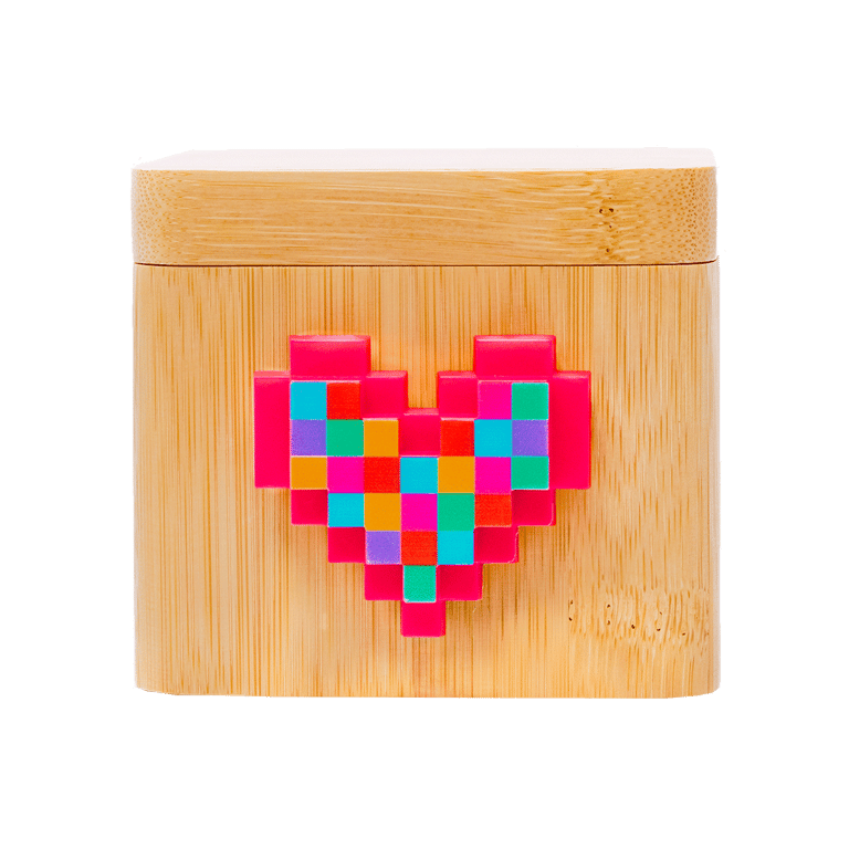 The Surprise Lovebox - Spinning Heart Messenger - Brown