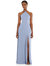 Diamond Halter Maxi Dress With Adjustable Straps - LB035 - Sky Blue