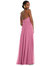 Diamond Halter Maxi Dress With Adjustable Straps - LB035