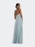 Diamond Halter Maxi Dress with Adjustable Straps - LB035