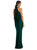 Draped Twist Halter Tie-Back Trumpet Gown - Imogen - LB025