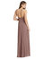 High Neck Chiffon Maxi Dress With Front Slit - Lela - LB010 