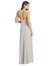 High Neck Chiffon Maxi Dress with Front Slit - Lela - LB010