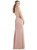 Twist Strap Maxi Slip Dress With Front Slit - Neve - LB027