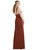 Twist Strap Maxi Slip Dress With Front Slit - Neve - LB027