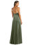 Velvet Halter Maxi Dress with Front Slit - Harper - LB021 