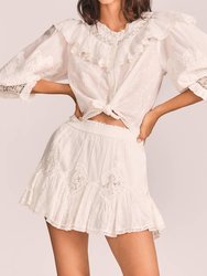 Adia Skirt - True White