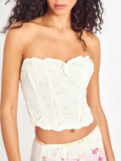 LOVESHACKFANCY Arno Bustier Top product