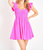 Athalia Dress - Flirty Fuchsia