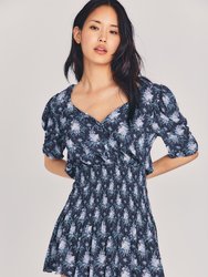 Brickell Mini Dress - Blue Noir