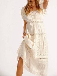 Carabella Dress - Ivory