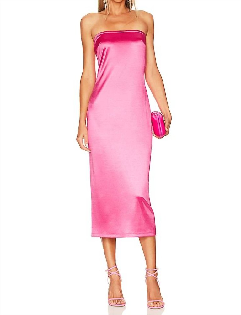 Lanal Tube Dress In Sugar Plum - Sugar Plum