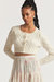 Lindita Ultra Crop Cardigan - Cream