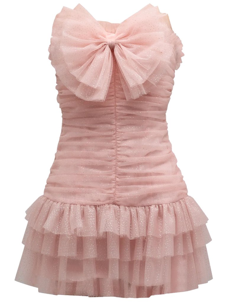 Lolisa Dress Pink Sparkle - Pink