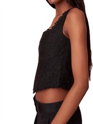 Lorelai Bustier Top In Black