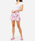 Ruffle Mini Skirt In Shimmering Springs - Shimmering Springs