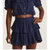 Ruffle Mini Skirt - Midnight - Midnight