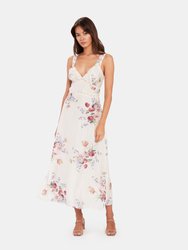 Sabina Silk Slip Midi Dress