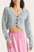 Saundria Crop Cardigan (Final Sale) - Galaxy