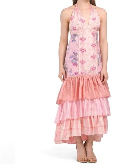 LOVESHACKFANCY Sicilia Dress In Pink Sand product