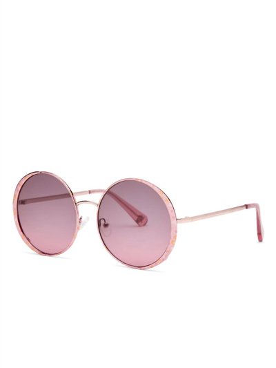 LOVESHACKFANCY Women'S Hawkins Sunglass - Pink Stardust product