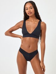 Quinn Bikini Bottom - Black