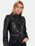 Mya Cropped Biker Jacket