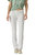 Mid Rise Sweet Straight Jeans In White - White